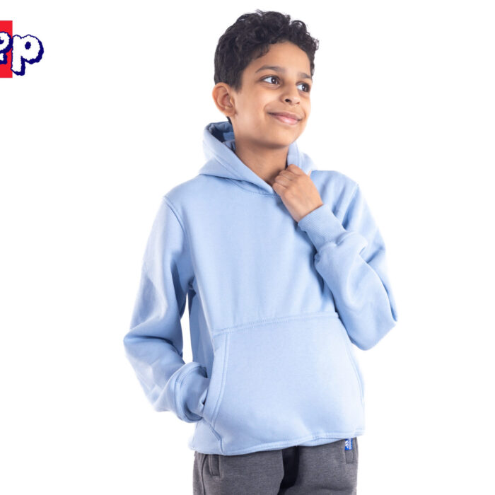 Hoodie light blue Basic