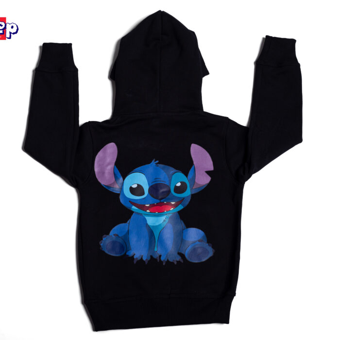 hoodie Black stitch