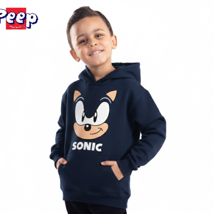 Hoodie Navy blue Sonic