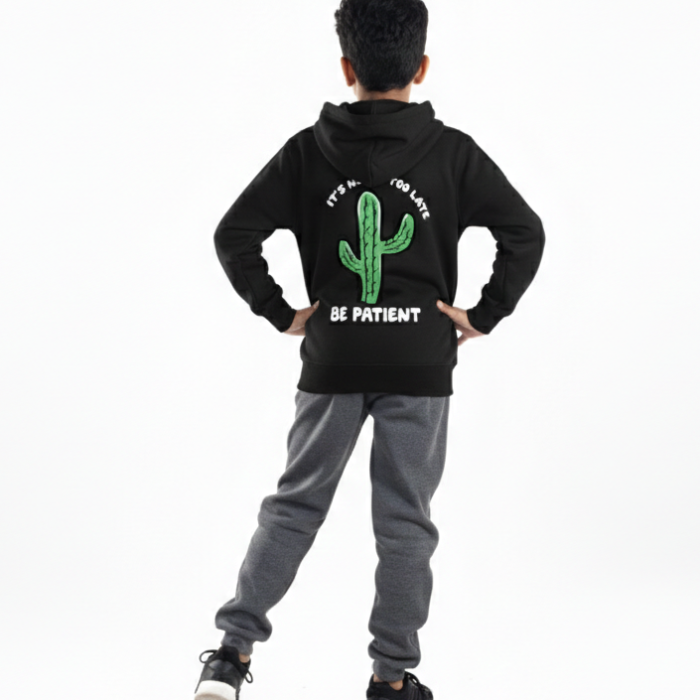 Be Patient hoodie Black