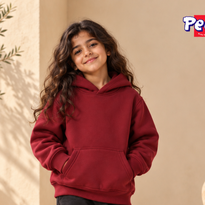Hoodie- Burgundy Basic