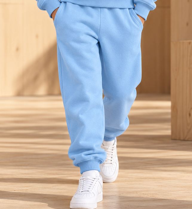 regular Sweatpants Baby Blue